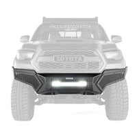 Go Rhino 16-21 Tacoma Element Front Bumper w/ Power Actuated Hide-away Light Bar Mount Tex Black - Bumpers Grilles &