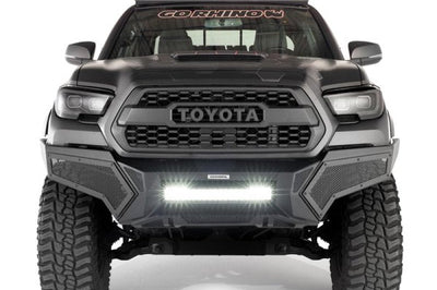 Go Rhino 16-21 Tacoma Element Front Bumper w/ Power Actuated Hide-away Light Bar Mount Tex Black - Bumpers Grilles &