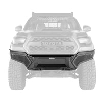 Go Rhino 16-21 Tacoma Element Front Bumper w/ Power Actuated Hide-away Light Bar Mount Tex Black - Bumpers Grilles &
