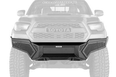 Go Rhino 16-21 Tacoma Element Front Bumper w/ Power Actuated Hide-away Light Bar Mount Tex Black - Bumpers Grilles &