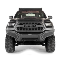 Go Rhino 16-21 Tacoma Element Front Bumper w/ Power Actuated Hide-away Light Bar Mount Tex Black - Bumpers Grilles &