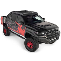 Go Rhino 16-23 Toyota Tacoma DC Ceros Low Profile Roof Rack - Tex. Blk - Roofs & Accessories