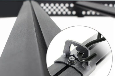 Go Rhino 16-23 Toyota Tacoma DC Ceros Low Profile Roof Rack - Tex. Blk - Roofs & Accessories