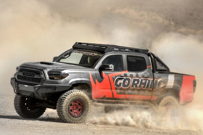 Go Rhino 16-23 Toyota Tacoma DC Ceros Low Profile Roof Rack - Tex. Blk - Roofs & Accessories