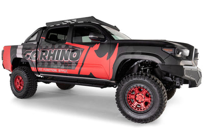 Go Rhino 16-23 Toyota Tacoma DC Ceros Low Profile Roof Rack - Tex. Blk - Roofs & Accessories