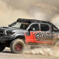 Go Rhino 16-23 Toyota Tacoma DC Ceros Low Profile Roof Rack - Tex. Blk - Roofs & Accessories