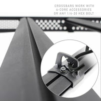 Go Rhino 16-23 Toyota Tacoma DC Ceros Low Profile Roof Rack - Tex. Blk - Roofs & Accessories