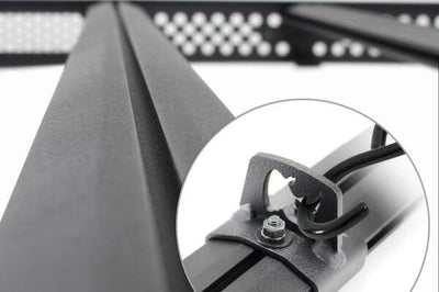 Go Rhino 16-23 Toyota Tacoma DC Ceros Low Profile Roof Rack - Tex. Blk - Roofs & Accessories