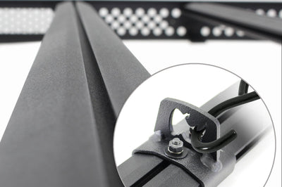 Go Rhino 16-23 Toyota Tacoma DC Ceros Low Profile Roof Rack - Tex. Blk - Roofs & Accessories