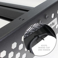 Go Rhino 16-23 Toyota Tacoma DC Ceros Low Profile Roof Rack - Tex. Blk - Roofs & Accessories