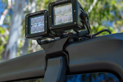 Go Rhino 18-20 Jeep Wrangler JL/JLU Light Mount - One or Two 3in Cubes - Lights