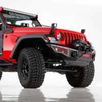 Go Rhino 18-20 Jeep Wrangler JL/JLU Rockline Front Bumper Skid Plate - Bumpers Grilles & Guards
