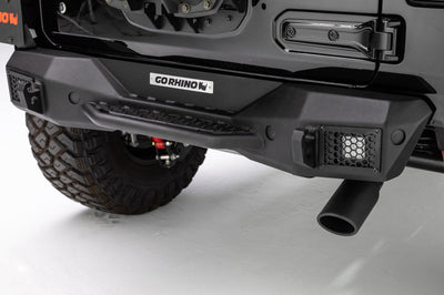 Go Rhino 18-20 Jeep Wrangler JL/JLU Rockline Rear Stubby Bumper - Bumpers Grilles & Guards