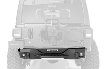 Go Rhino 18-20 Jeep Wrangler JL/JLU Rockline Rear Stubby Bumper - Bumpers Grilles & Guards