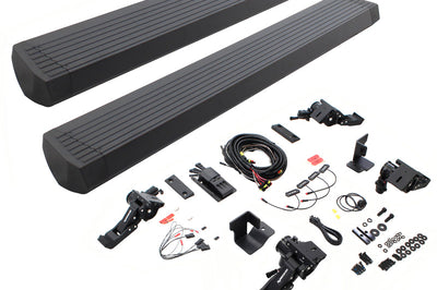 Go Rhino 18-23 Jeep Wrangler 4dr E-BOARD E1 Electric Running Board Kit (Drilling Req.) - Tex. Blk - Nerf Bars & Boards