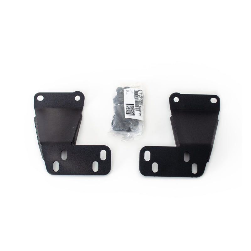 Go Rhino 19-21 Chevrolet Silverado (Excl. Driv Alert Pkg) RC4 & RC3 LR Brackets - Tex. Blk - Fabrication