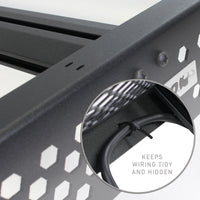 Go Rhino 19-21 Toyota Tundra CrewMax Ceros Low Profile Roof Rack - Tex. Blk - Roofs & Accessories