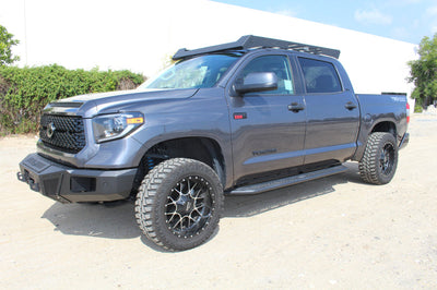 Go Rhino 19-21 Toyota Tundra CrewMax Ceros Low Profile Roof Rack - Tex. Blk - Roofs & Accessories