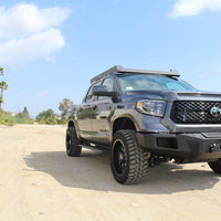 Go Rhino 19-21 Toyota Tundra CrewMax Ceros Low Profile Roof Rack - Tex. Blk - Roofs & Accessories