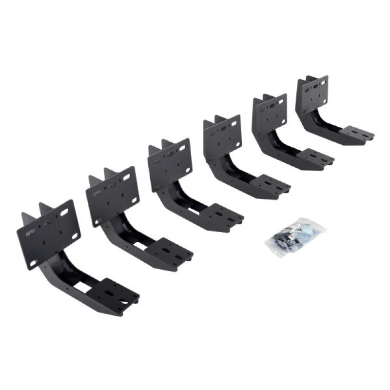 Go Rhino 19-22 Ram 1500 Crew Cab 4DR Mounting Brackets (V-Series V3/RB10 Slim/RB20 Slim) - Tex. Blk - Fabrication