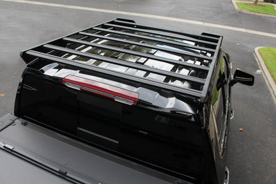 Go Rhino 19-23 Chevrolet/GMC Silverado/Sierra 1500 CC Ceros Low Profile Roof Rack - Tex. Blk - Roofs & Accessories
