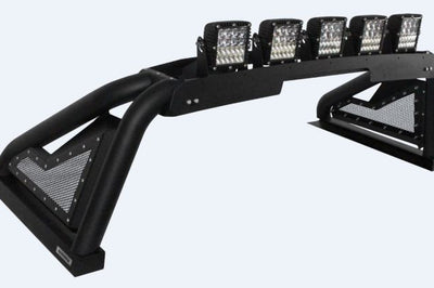 Go Rhino 20-20 Chevy 2500/3500 Sport Bar 2.0 Complete Kit w/Sport + Retractable Light Mnt - Truck Bed Accessories