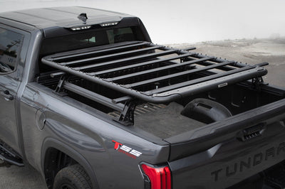 Go Rhino 20-22 Jeep Gladiator JT/16-22 Toy. Tacoma/05-21 Nssn Frontier XRS Cross Bars Kit - Tex. Blk - Truck Bed