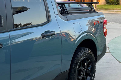 Go Rhino 20-22 Jeep Gladiator JT/16-22 Toy. Tacoma/05-21 Nssn Frontier XRS Cross Bars Kit - Tex. Blk - Truck Bed