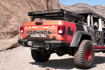 Go Rhino 20-22 Jeep Gladiator JT/16-22 Toy. Tacoma/05-21 Nssn Frontier XRS Cross Bars Kit - Tex. Blk - Truck Bed
