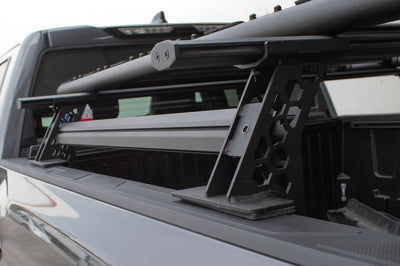 Go Rhino 20-22 Jeep Gladiator JT/16-22 Toy. Tacoma/05-21 Nssn Frontier XRS Cross Bars Kit - Tex. Blk - Truck Bed