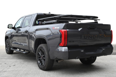 Go Rhino 20-22 Jeep Gladiator JT/16-22 Toy. Tacoma/05-21 Nssn Frontier XRS Cross Bars Kit - Tex. Blk - Truck Bed
