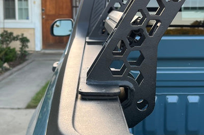 Go Rhino 20-22 Jeep Gladiator JT/16-22 Toy. Tacoma/05-21 Nssn Frontier XRS Cross Bars Kit - Tex. Blk - Truck Bed