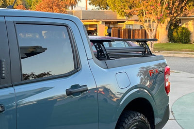 Go Rhino 20-22 Jeep Gladiator JT/16-22 Toy. Tacoma/05-21 Nssn Frontier XRS Cross Bars Kit - Tex. Blk - Truck Bed