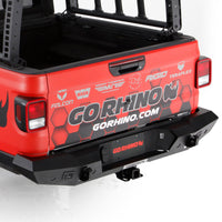Go Rhino 20-22 Jeep Gladiator JT Trailine Rear Full Width Bumper - Tex. Blk - Bumpers Grilles & Guards