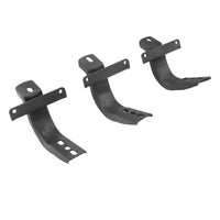 Go Rhino 2021 + Ford Bronco Brackets for OE Xtreme Cab Length Side Steps Textured Black - Fabrication