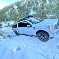 Go Rhino 21-23 Ford F-150 CC Ceros Low Profile Roof Rack - Tex. Blk - Roofs & Accessories