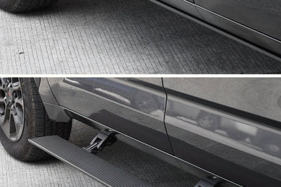 Go Rhino 22-23 Toyota Tundra CrewMax Cab 4dr E-BOARD E1 Electric Running Board Kit - Tex. Blk - Nerf Bars & Boards