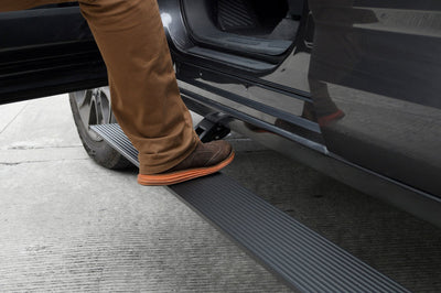 Go Rhino 22-23 Toyota Tundra Double Cab 4dr E-BOARD E1 Electric Running Board Kit - Tex. Blk - Nerf Bars & Boards