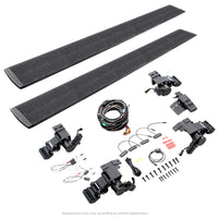 Go Rhino 22-24 Toyota Tundra Crew Cab E-BOARD E1 Electric Running Board Kit - Bedliner Coating - Nerf Bars & Boards