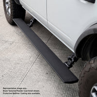 Go Rhino 22-24 Toyota Tundra Crew Cab E-BOARD E1 Electric Running Board Kit - Bedliner Coating - Nerf Bars & Boards