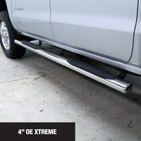 Go Rhino 4in OE Xtreme SideSteps - Stainless Steel - 80in - Nerf Bars & Running Boards