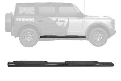 Go Rhino 4in OE Xtreme SideSteps - Textured Black - 71in - Nerf Bars & Running Boards