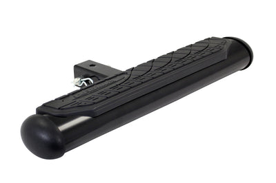 Go Rhino 4in Oval Hitch Step - Black - Winches & Hitches