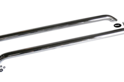 Go Rhino Bed Rails - 47 1/2in Long - w/o Base Plates - Chrome - Truck Accessories