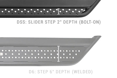 Go Rhino Dominator Extreme DSS Sliders - Tex Blk - 87in - Nerf Bars & Running Boards