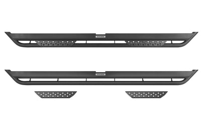 Go Rhino Dominator Xtreme DT Side Steps - Tex Blk - 80in. (Boards ONLY/Brackets Req.) - Nerf Bars & Running Boards