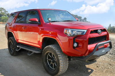 Go Rhino RB10 Running Boards - Tex Black - 4in Drop Down Steps (Pair) - Nerf Bars &