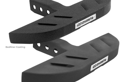 Go Rhino RB10 Slim Hitch Step - 18in. Long / Universal (Fits 2in. Receivers) - Tex. Blk - Winches & Hitches