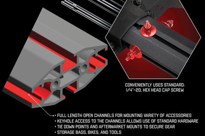 Go Rhino SRM 500 Roof Rack 55in Roofs & Accessories