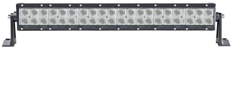 Go Rhino Universal 20in Double Row LED Light Bar - Black - Truck Bed Accessories